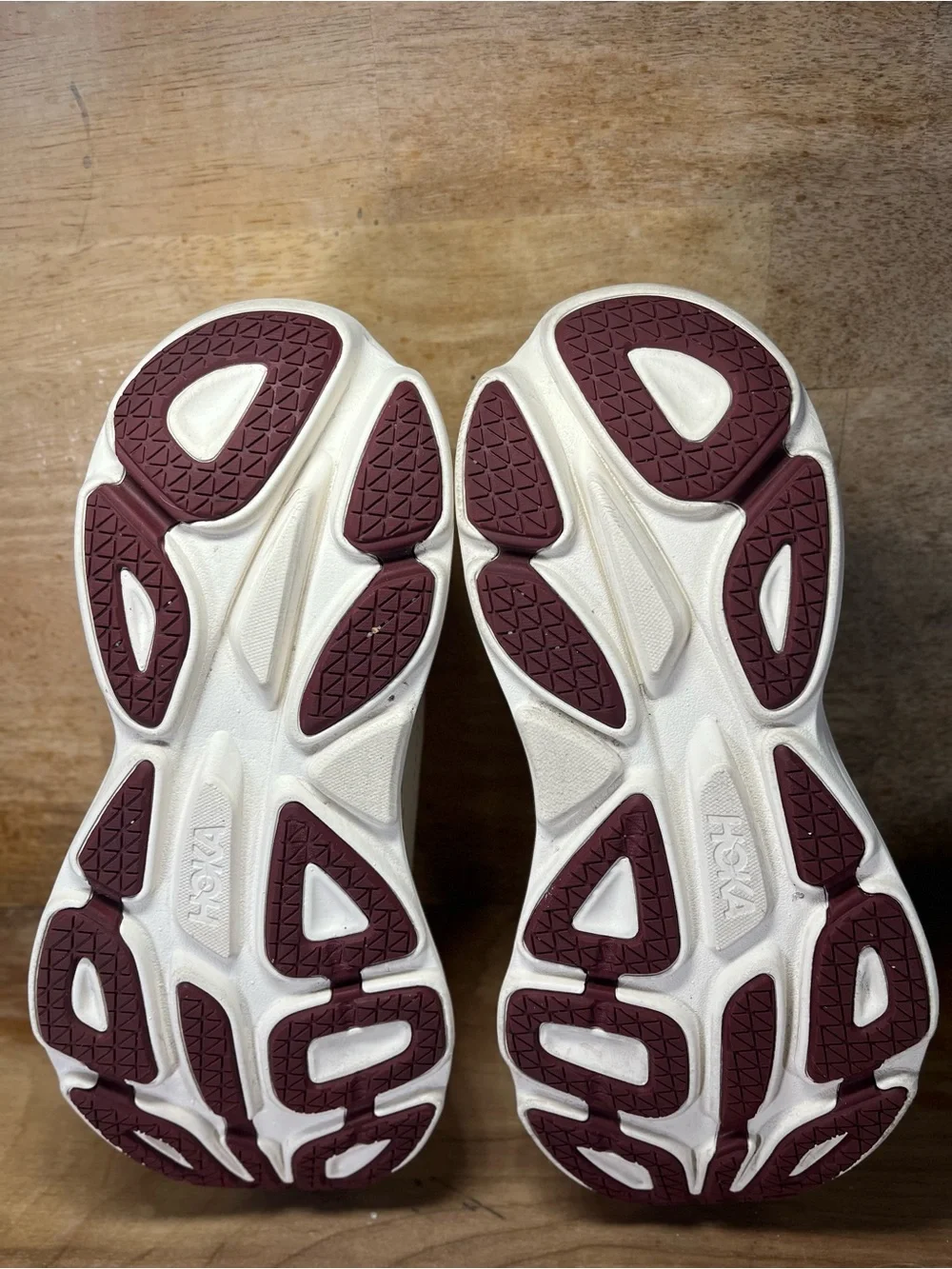 Hoka One One Bondi 8 Mens Size 9 Running Shoes Sneakers Oat Milk Alabaster - Picture 8 of 12